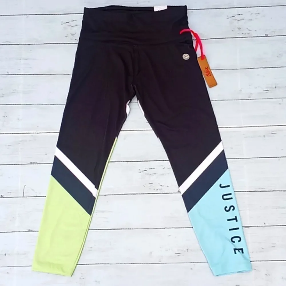 Girls Justice Tank Top Shirt & Pants 2pc Outfit Size L